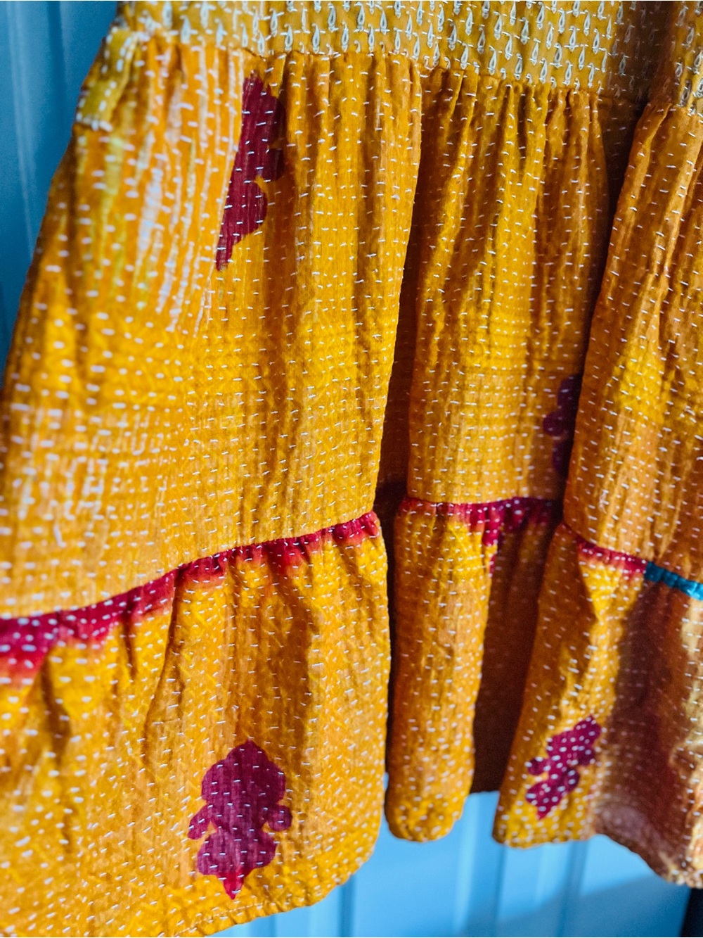 Sale! KANTHA BAE Reversible Button-Front Tunic Dress - Picture 12 of 14